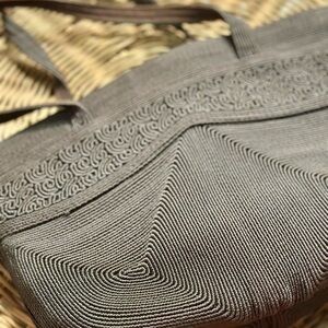 Corde Elegant Brown Corded Womens Evening Bag Purse or Pocketbook